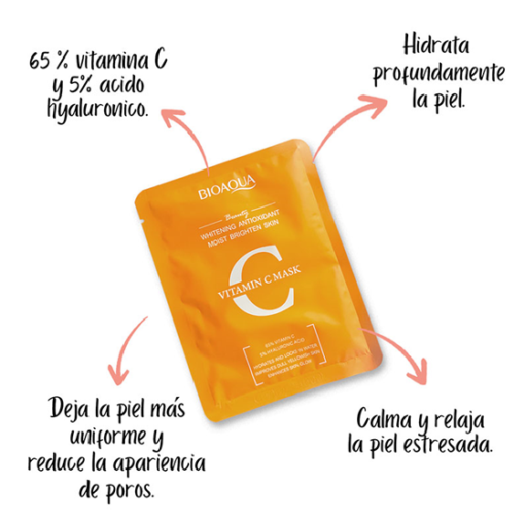 Mascarilla de Vitamina C Antimanchas Bioaqua