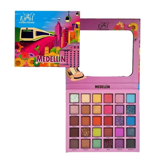 Paleta de Sombras MEDELLÍN x 30 Tonos Engol