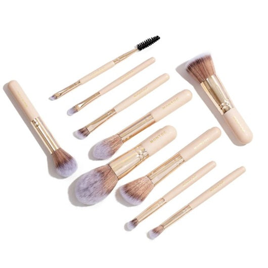 Kit x10 Brochas viajero + Estuche Zoe Rose Montoc