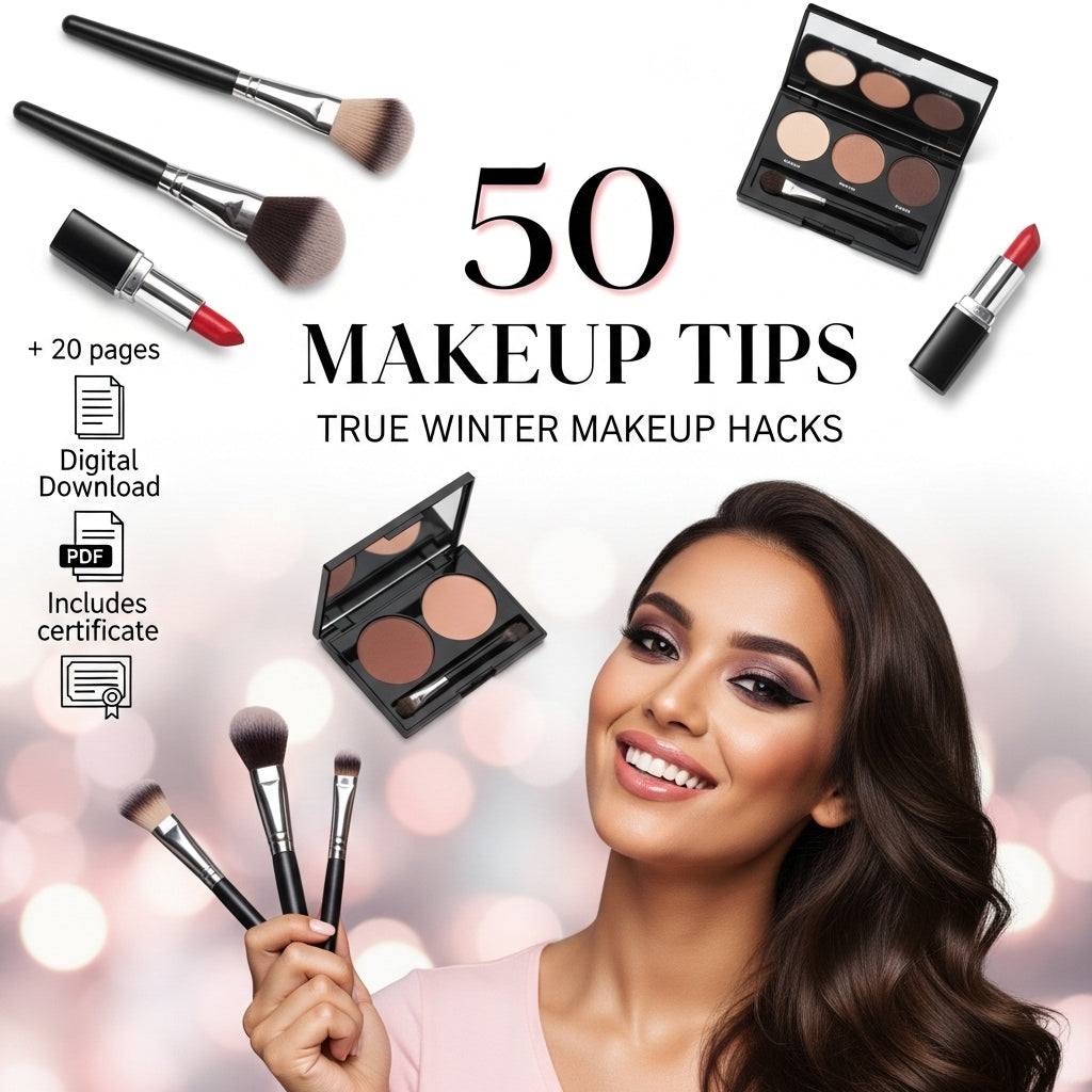 ✨ 50 Makeup Tips – The ultimate ebook to master makeup, from scratch to pro