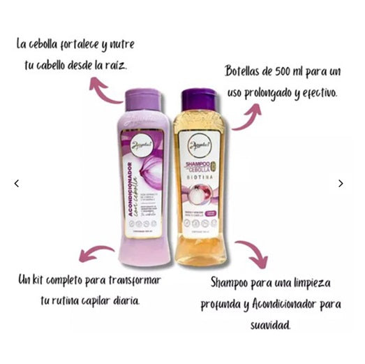 Kit Shampoo + Acondicionador Cebolla Anyeluz