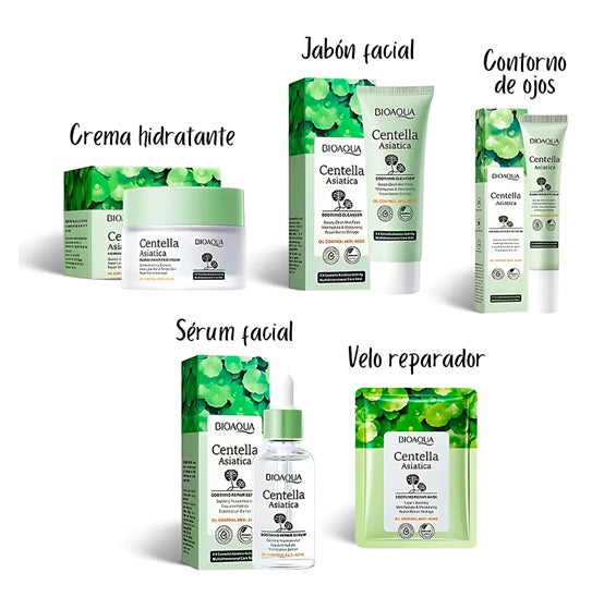Kit x5 Antiedad Centella Asiatica Bioaqua