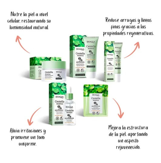 Kit x5 Antiedad Centella Asiatica Bioaqua