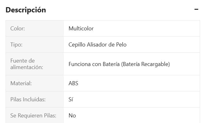 Mini alisador portátil de cabello Recargable portátil 3 Temperaturas