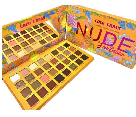 Paleta de Sombras  NUDE Fantasía by Coco Urban x 32 tonos