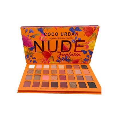 Paleta de Sombras  NUDE Fantasía by Coco Urban x 32 tonos