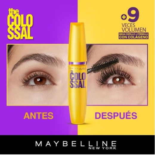 Pestañina Lavable Maybelline Original