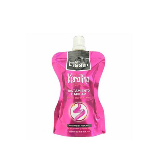 Tratamiento Capilar con Keratina y Silicona LISSIA 90ml