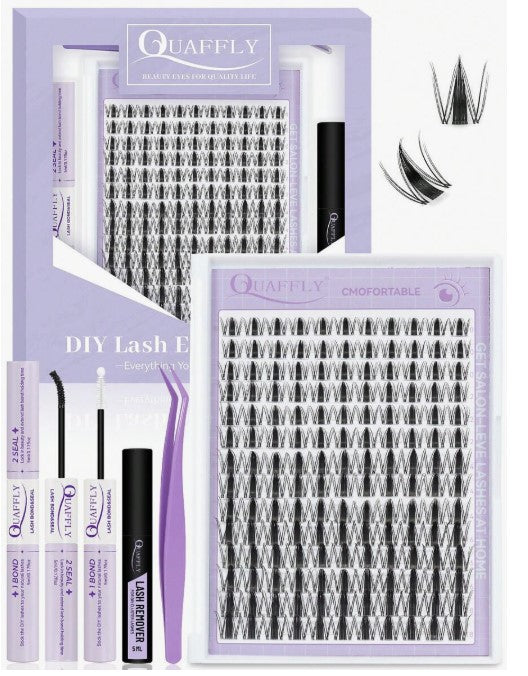 Juego de Extension de Pestañas 154piezas mixto C- Curl de 10 a 18 mm -FAIRY