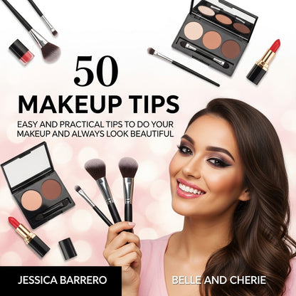 ✨ Learn 50 Expert Makeup Tricks + Includes Visual Template & Certificate  50 Makeup Tips✨
