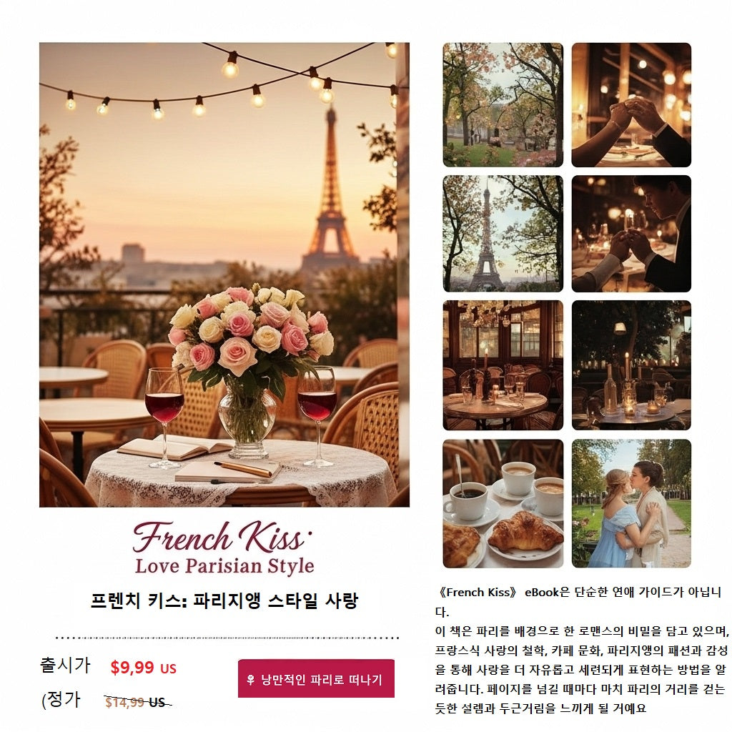 프렌치 키스: 파리지앵 스타일의 사랑 전자책