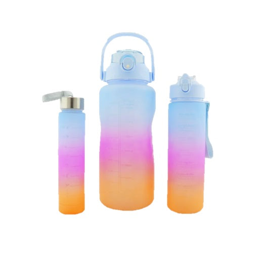 Botella de Agua Set x 3 Deportiva Kokolove Design