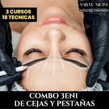 COMBO 3en1: CEJAS Y PESTAÑAS PROFESORA  SARAY NIETO☑️