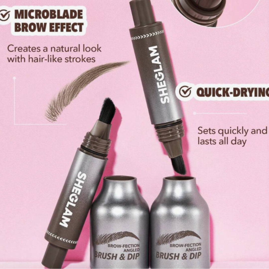 Pincel angular SHEGLAM  sombra de ojos Brow-Fection Tonos