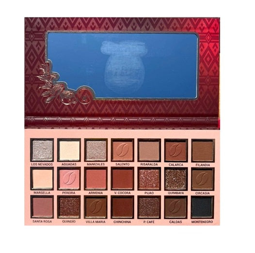 Paleta de Sombras EJE CAFETERO x 21 Tonos Engol