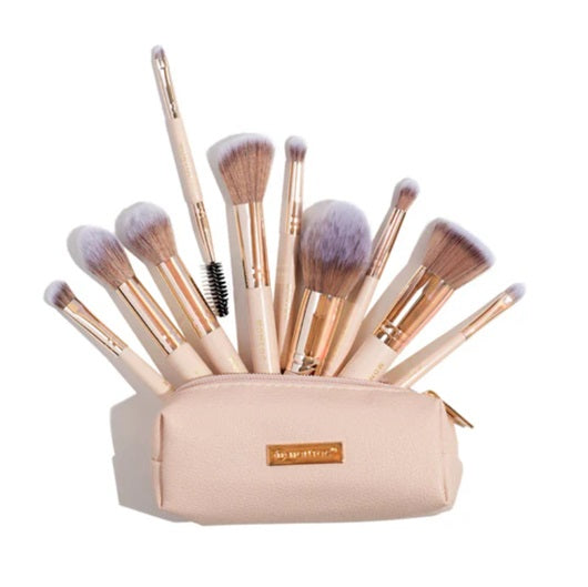Kit  x10 Brochas viajero + Estuche  Zoe Rose Montoc