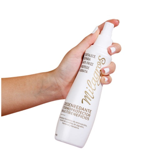 Desenrredante Termo protector Blanco Gold Milagros