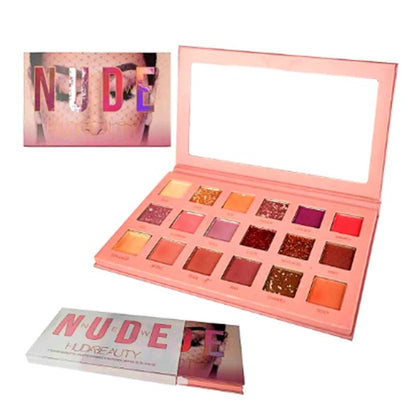 Paleta de Sombra  Nude Huda x 18 tonos