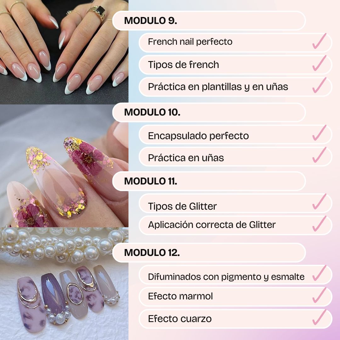 ✨ Conviertete en Manicurista con nuestro curso Express, Incluye ( + de 250 Plantillas , Técnicas y Guías)💅