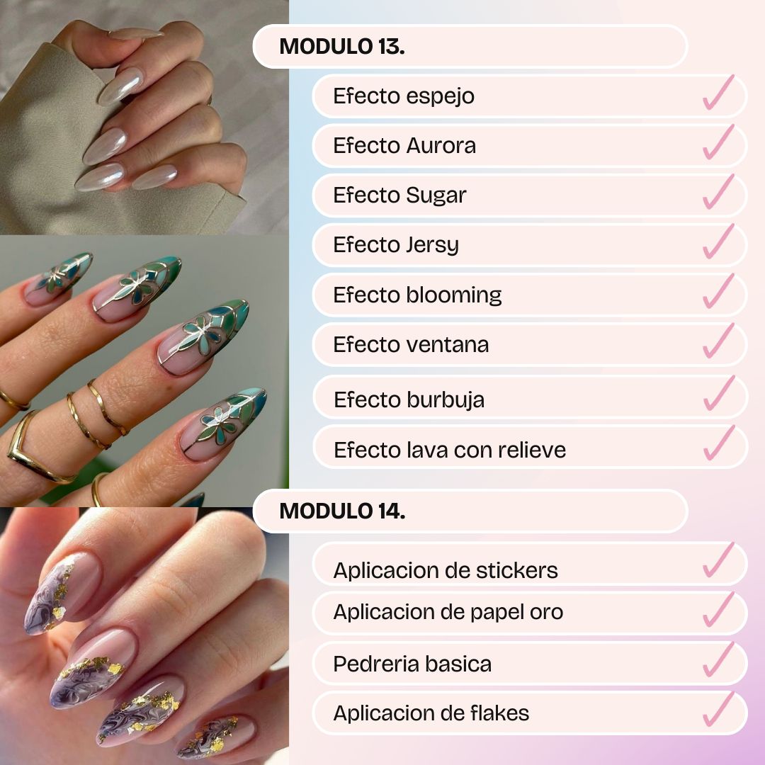 ✨ Conviertete en Manicurista con nuestro curso Express, Incluye ( + de 250 Plantillas , Técnicas y Guías)💅