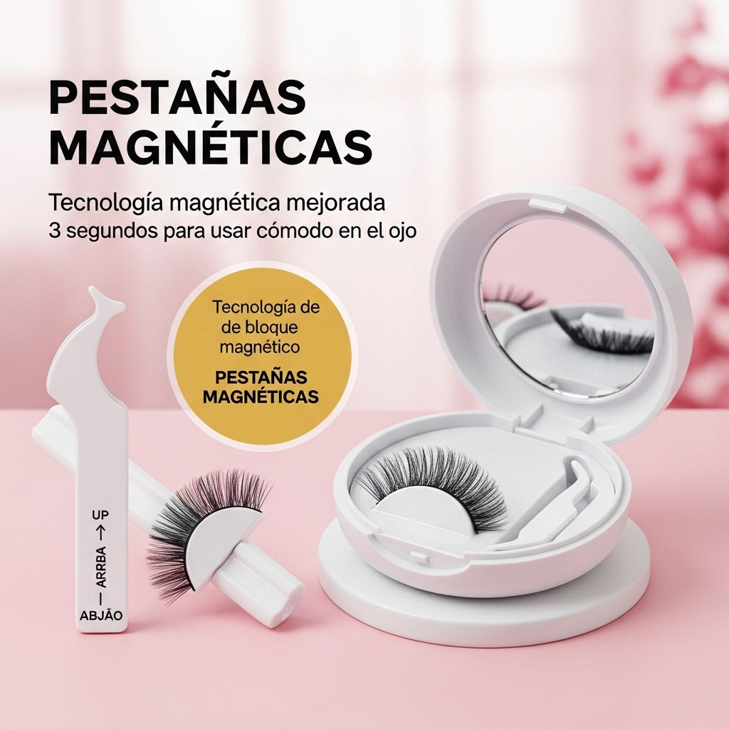 Estuche De Pestañas Magnéticas Con Imanes - EM01