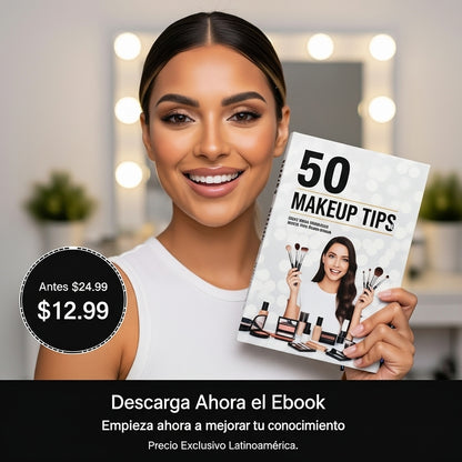 ✨Aprende 50 Trucos de Maquillaje Profesional + Incluye Plantilla Visual & Certificado ✨