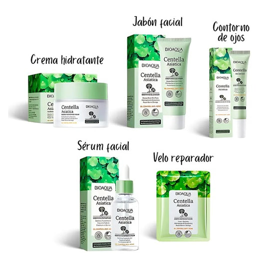 Kit x5 Antiedad Centella Asiatica Bioaqua