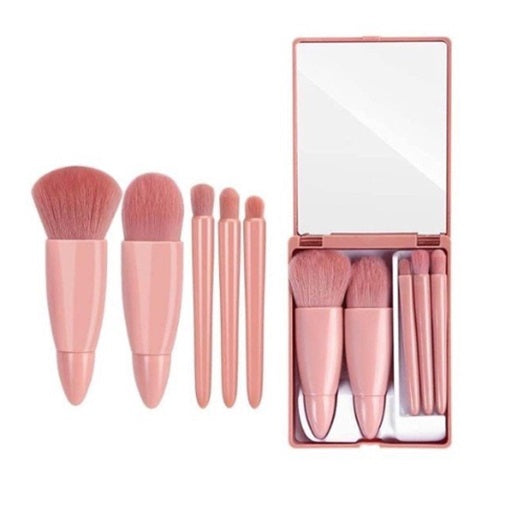 Kit x5 Brochas Para Rostro y Ojos