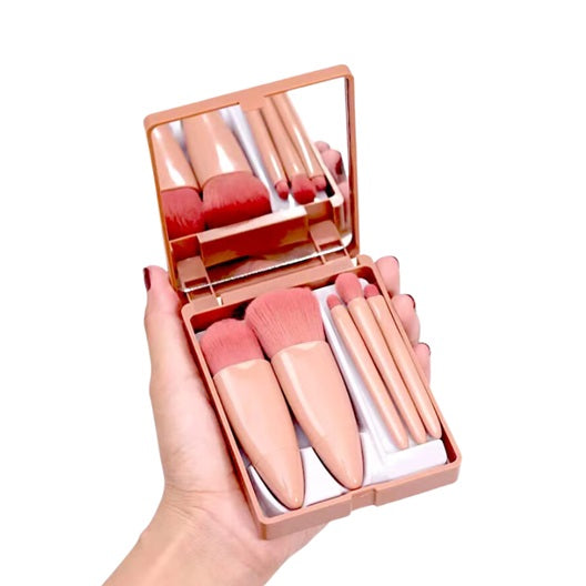 Kit x5 Brochas Para Rostro y Ojos