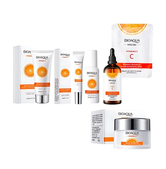 Kit  x 6Vitamina C Antimanchas Antienvejecimiento Bioaqua